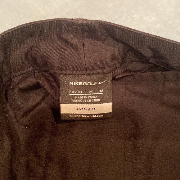 Nike golf dry fit pants in good condition. Black Crème and Steel. - Picture 5 of 5